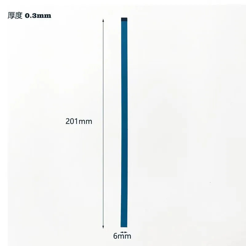 Picture of 10pcs/pot 13.3-17.3-inch laptop screen repair A shell frame pull-up adhesive pull tape strong adhesion white flat head 201*6*0.3mm