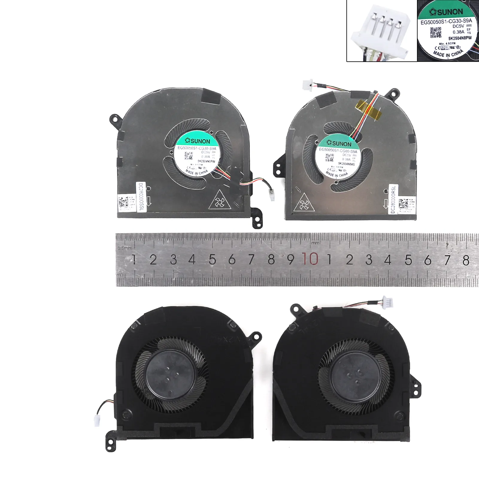 Picture of Laptop fan forDell 5570 ORG L+R