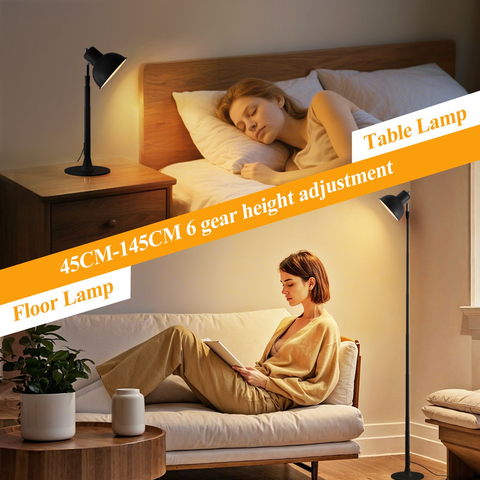 LED lights, dormitory reading and learning desk lamp, dormitory retractable desk lamp, three color light source button adjustment, USB plug in, DC 5V2A