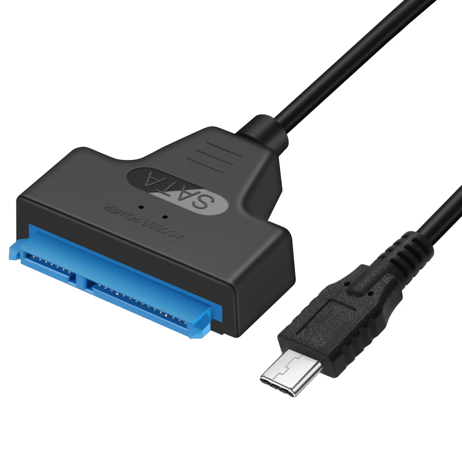 Picture of Type-c to SATA7+ 15-pin Easy Drive cable, USB3.1 to SATA 2.5-inch serial hard disk data cable, 23cm