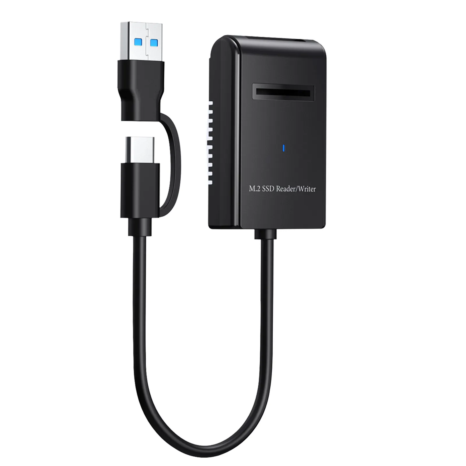 Picture of M. easy USB drive line 2 hard disk/Type - C NVMe/NGFF SSD solid mobile hard disk box turn M2 wiring for 2230/2242/2260/2280/22110, etc