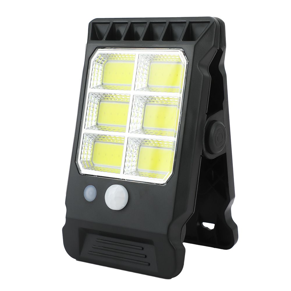 Solar clip lamp, outdoor courtyard sensor lamp, non-drilling wall lamp, household lighting lamp, 24COB three-mode working mode, intelligent light control, waterproof for daily life