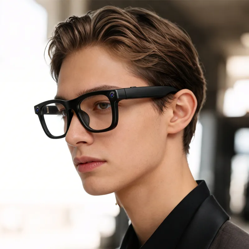 Picture of Multifunctional AI Smart Eyeglasses with 1300W HD Shooting Camera Bluetooth Audio Call ChatGPT Intelligent Real Time Translation Clear Lenses