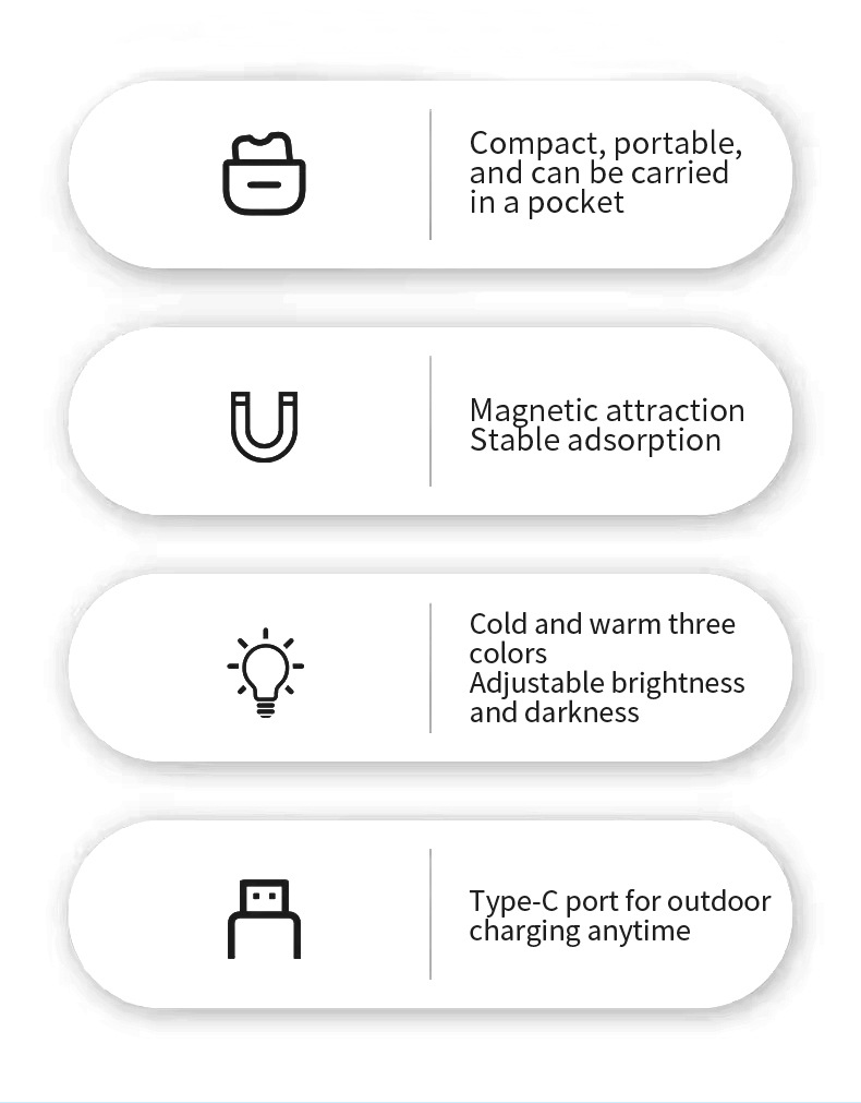 Fill light for Mobile phone with Magnet view 2