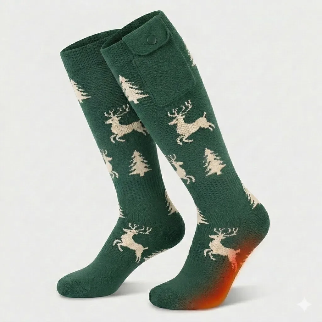 Picture of Heating socks green